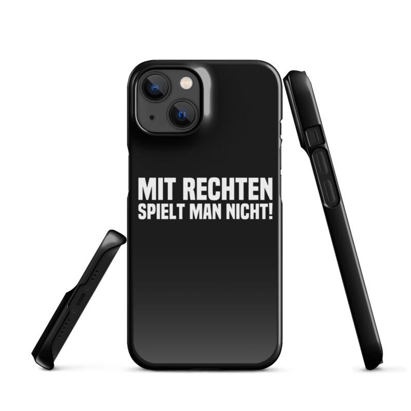 Mit Rechten spielt man nicht Snapcase iPhone®-Hülle – Accessoires – klamottn.de