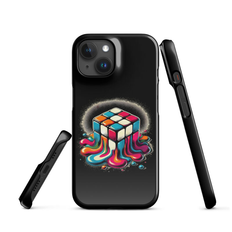 Schmelzender vintage Zauberwürfel Snapcase iPhone®-Hülle – Accessoires – klamottn.de