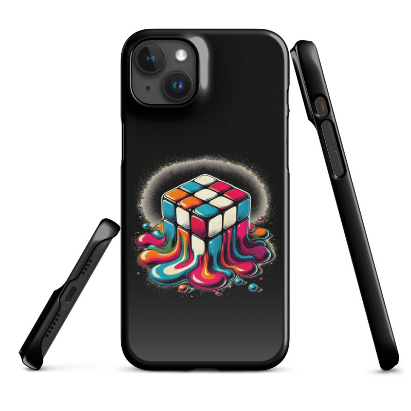 Schmelzender vintage Zauberwürfel Snapcase iPhone®-Hülle – Accessoires – klamottn.de