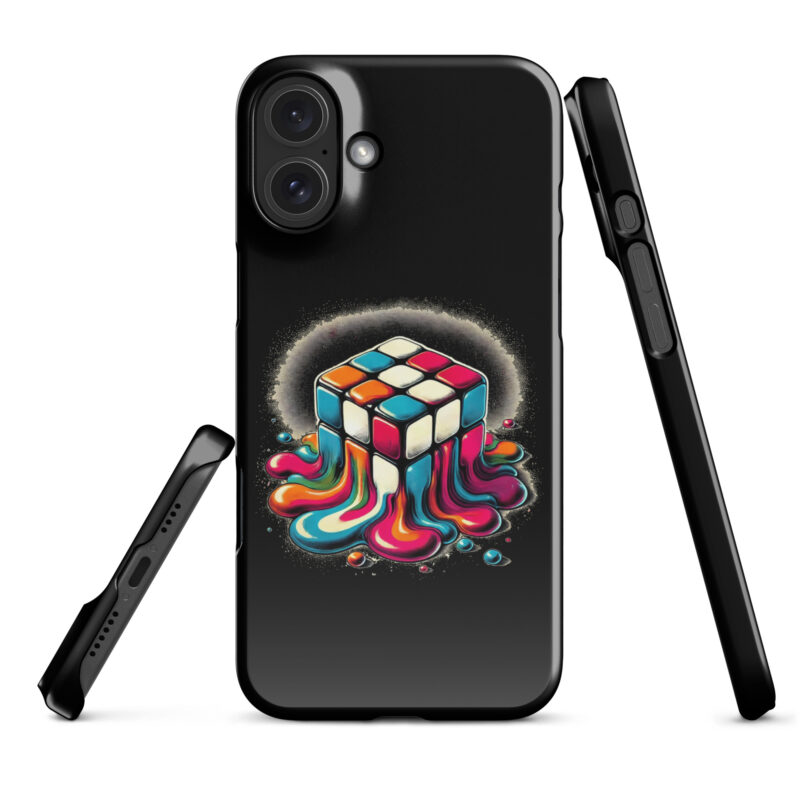 Schmelzender vintage Zauberwürfel Snapcase iPhone®-Hülle – Accessoires – klamottn.de