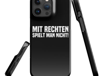 Mit Rechten spielt man nicht Snapcase iPhone®-Hülle – Accessoires – klamottn.de Mit Rechten spielt man nicht Snapcase iPhone®-Hülle – Accessoires – klamottn.de