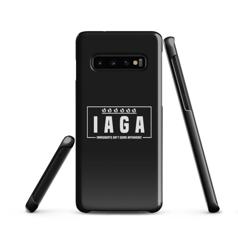 IAGA – Immigrants Ain’t Going Anywhere Snapcase Samsung®-Hülle – Accessoires – klamottn.de