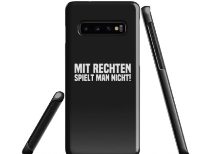 Mit Rechten spielt man nicht Snapcase Samsung®-Hülle – Accessoires – klamottn.de Mit Rechten spielt man nicht Snapcase Samsung®-Hülle – Accessoires – klamottn.de