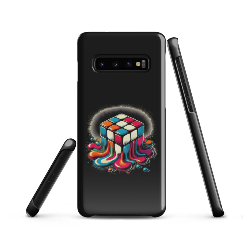 Schmelzender vintage Zauberwürfel Snapcase Samsung®-Hülle – Accessoires – klamottn.de