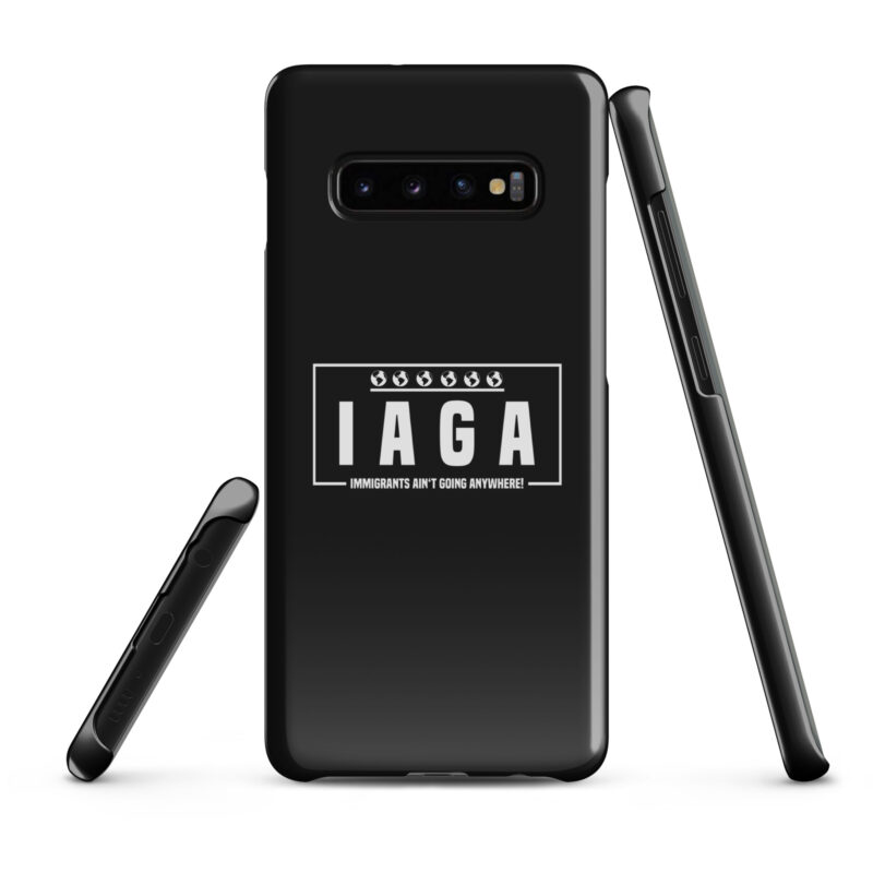 IAGA – Immigrants Ain’t Going Anywhere Snapcase Samsung®-Hülle – Accessoires – klamottn.de