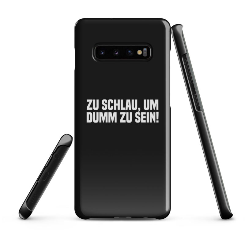 Zu schlau, um dumm zu sein Snapcase Samsung®-Hülle – Accessoires – klamottn.de
