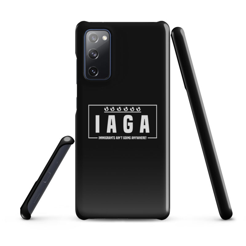 IAGA – Immigrants Ain’t Going Anywhere Snapcase Samsung®-Hülle – Accessoires – klamottn.de