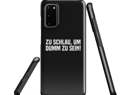 Zu schlau, um dumm zu sein Snapcase Samsung®-Hülle – Accessoires – klamottn.de