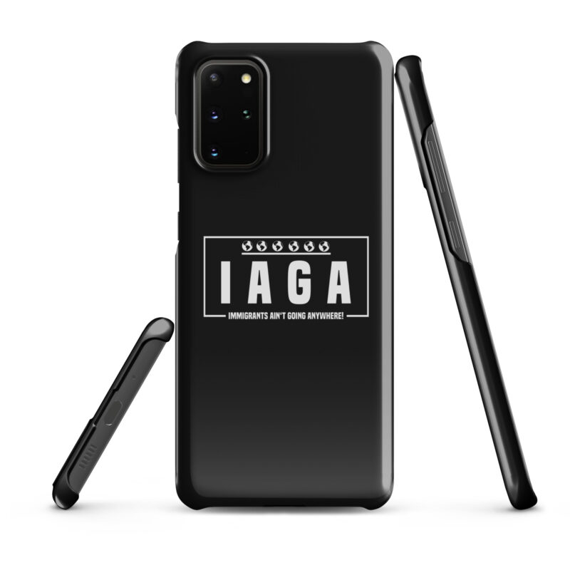 IAGA – Immigrants Ain’t Going Anywhere Snapcase Samsung®-Hülle – Accessoires – klamottn.de