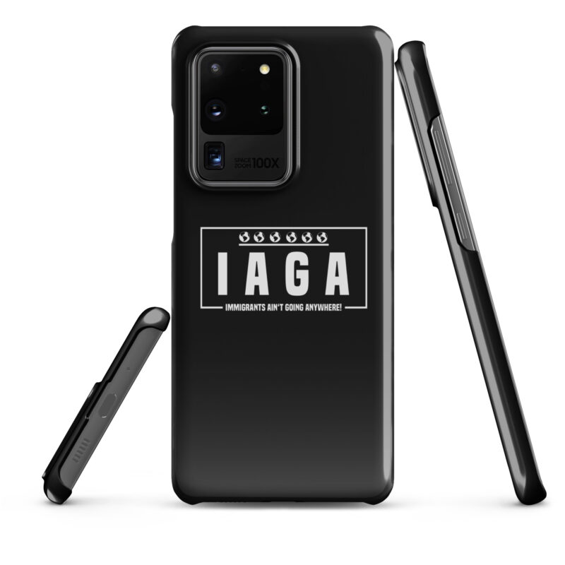 IAGA – Immigrants Ain’t Going Anywhere Snapcase Samsung®-Hülle – Accessoires – klamottn.de