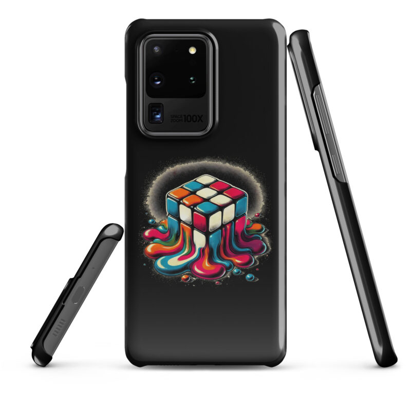 Schmelzender vintage Zauberwürfel Snapcase Samsung®-Hülle – Accessoires – klamottn.de