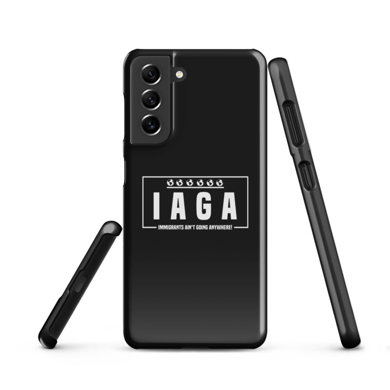 IAGA – Immigrants Ain’t Going Anywhere Snapcase Samsung®-Hülle – Accessoires – klamottn.de