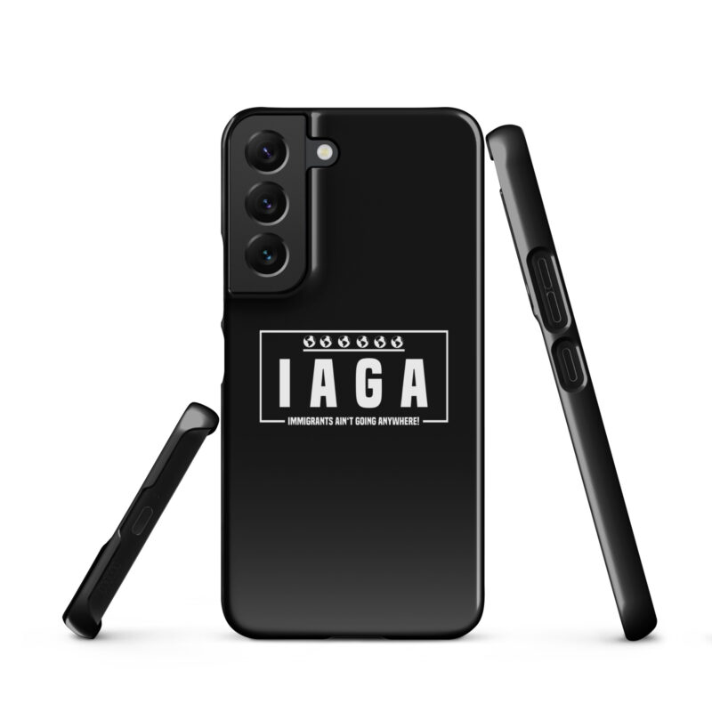IAGA – Immigrants Ain’t Going Anywhere Snapcase Samsung®-Hülle – Accessoires – klamottn.de