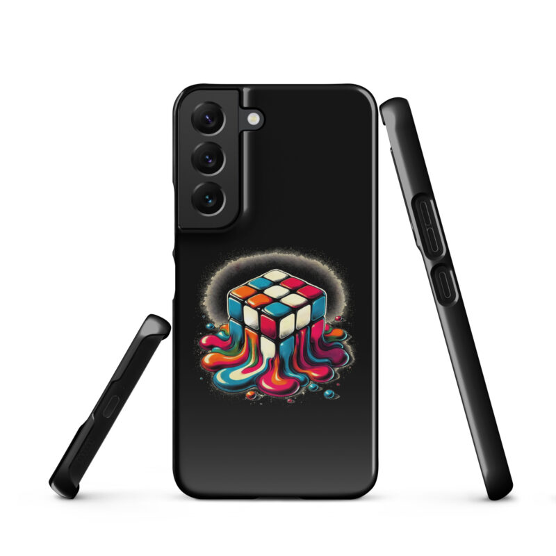 Schmelzender vintage Zauberwürfel Snapcase Samsung®-Hülle – Accessoires – klamottn.de