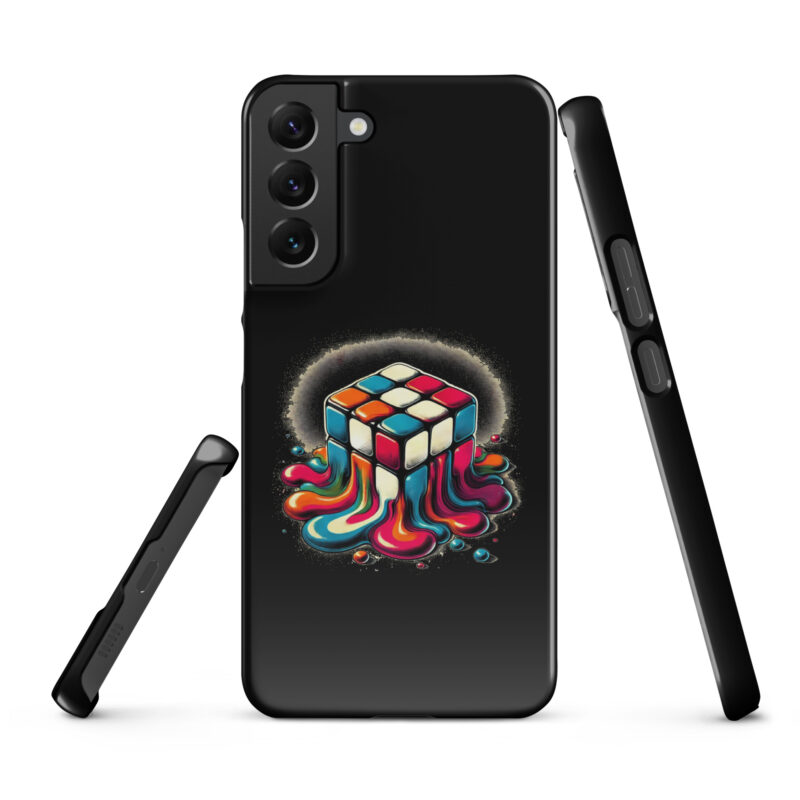 Schmelzender vintage Zauberwürfel Snapcase Samsung®-Hülle – Accessoires – klamottn.de