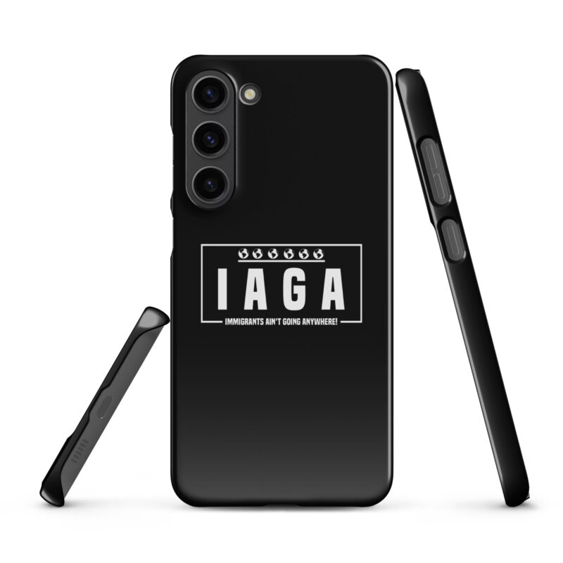 IAGA – Immigrants Ain’t Going Anywhere Snapcase Samsung®-Hülle – Accessoires – klamottn.de