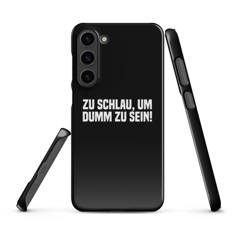 Zu schlau, um dumm zu sein Snapcase Samsung®-Hülle – Accessoires – klamottn.de