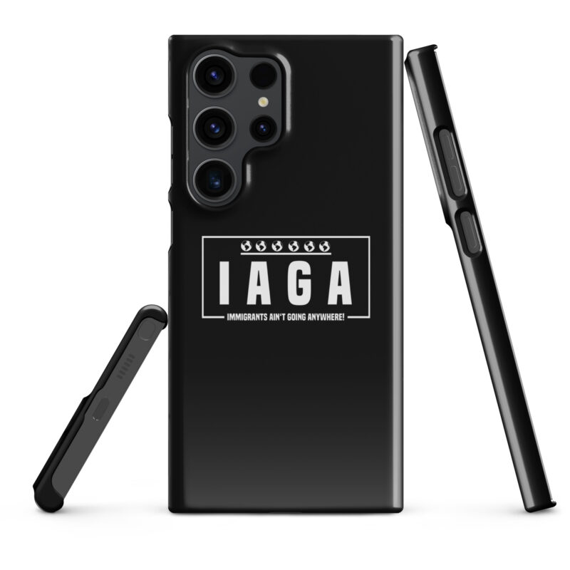 IAGA – Immigrants Ain’t Going Anywhere Snapcase Samsung®-Hülle – Accessoires – klamottn.de