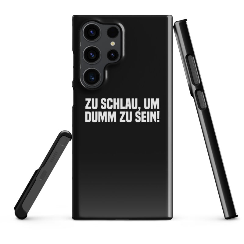 Zu schlau, um dumm zu sein Snapcase Samsung®-Hülle – Accessoires – klamottn.de