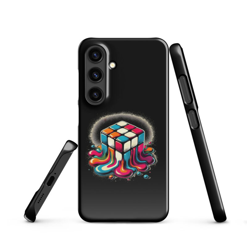Schmelzender vintage Zauberwürfel Snapcase Samsung®-Hülle – Accessoires – klamottn.de