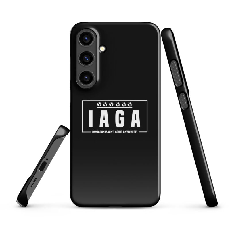 IAGA – Immigrants Ain’t Going Anywhere Snapcase Samsung®-Hülle – Accessoires – klamottn.de