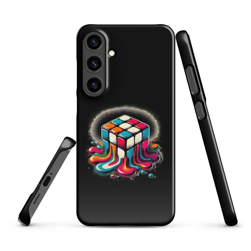 Schmelzender vintage Zauberwürfel Snapcase Samsung®-Hülle – Accessoires – klamottn.de