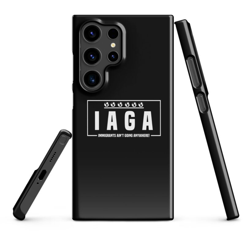 IAGA – Immigrants Ain’t Going Anywhere Snapcase Samsung®-Hülle – Accessoires – klamottn.de