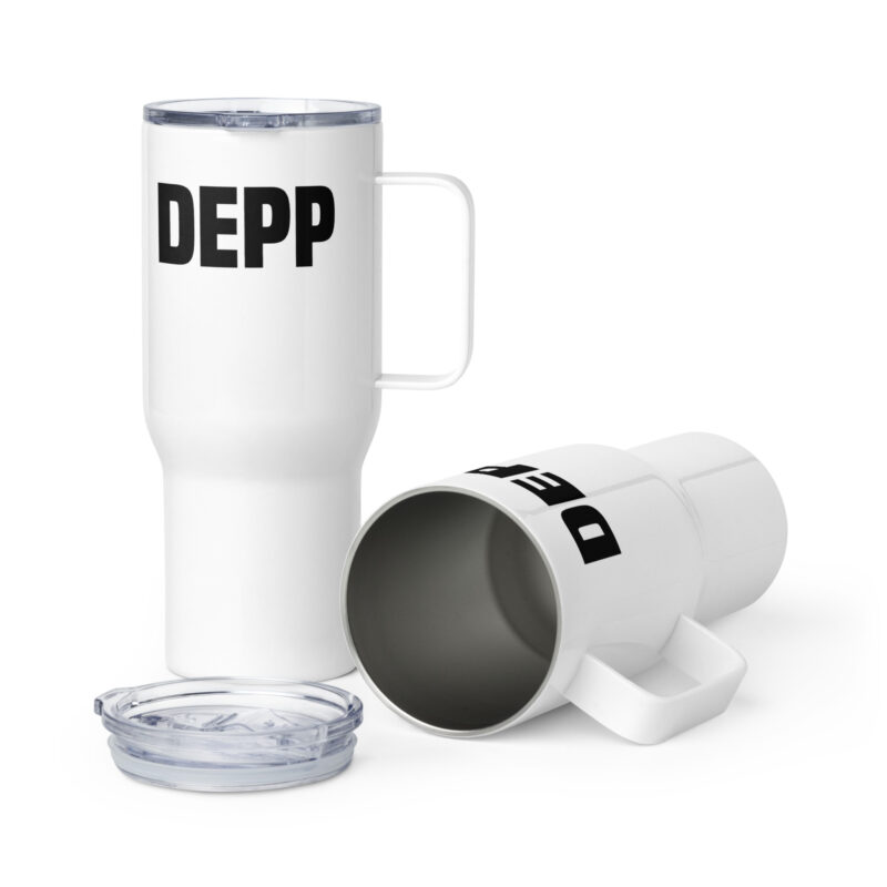 Depp Reisebecher mit Griff – Accessoires – klamottn.de