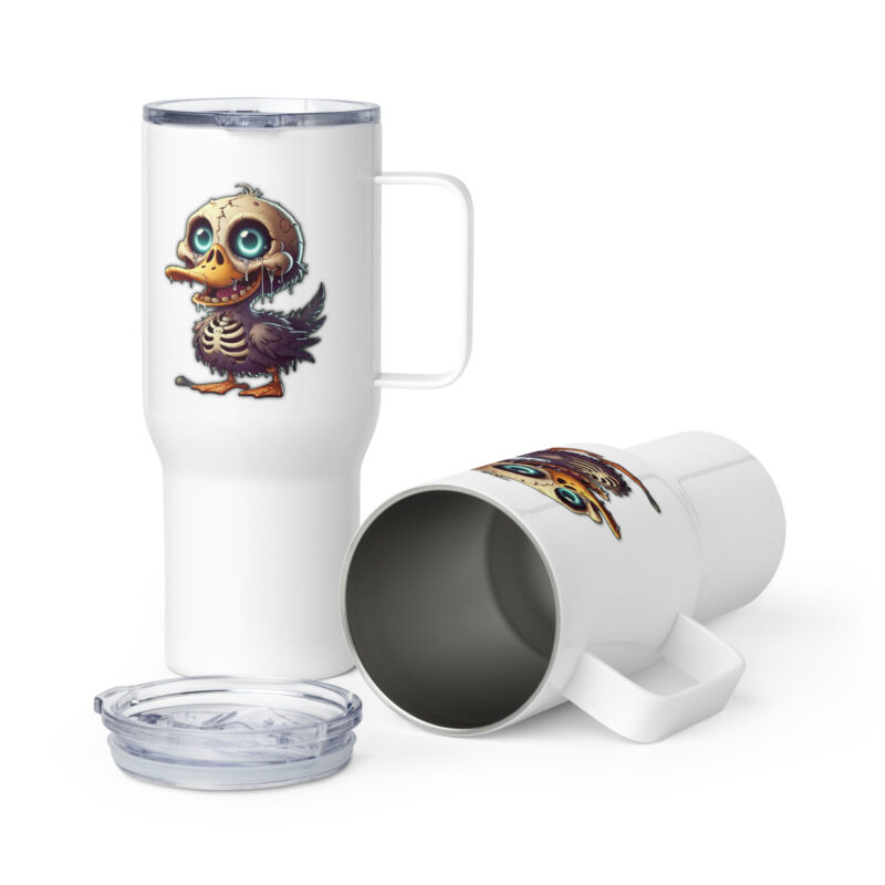Gruselvogel Reisebecher mit Griff – Accessoires – klamottn.de