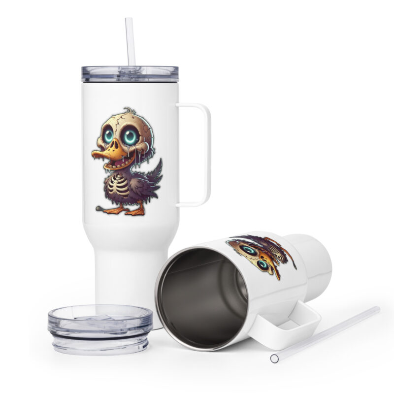 Gruselvogel Reisebecher mit Griff – Accessoires – klamottn.de