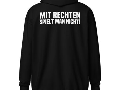 Mit Rechten spielt man nicht Unisex-Zip-Hoodie – Zip Hoodies – klamottn.de Mit Rechten spielt man nicht Unisex-Zip-Hoodie – Zip Hoodies – klamottn.de