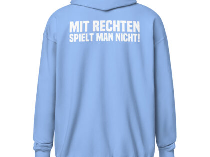 Mit Rechten spielt man nicht Unisex-Zip-Hoodie – Zip Hoodies – klamottn.de Mit Rechten spielt man nicht Unisex-Zip-Hoodie – Zip Hoodies – klamottn.de