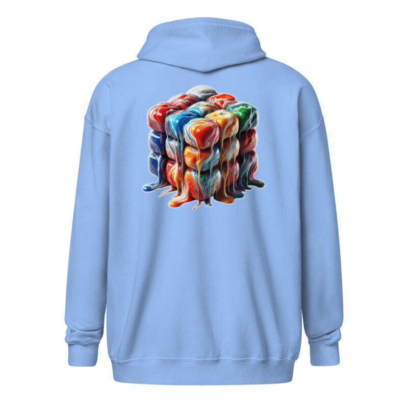 Flüssiger Zauberwürfel Unisex-Zip-Hoodie – Jacken – klamottn.de