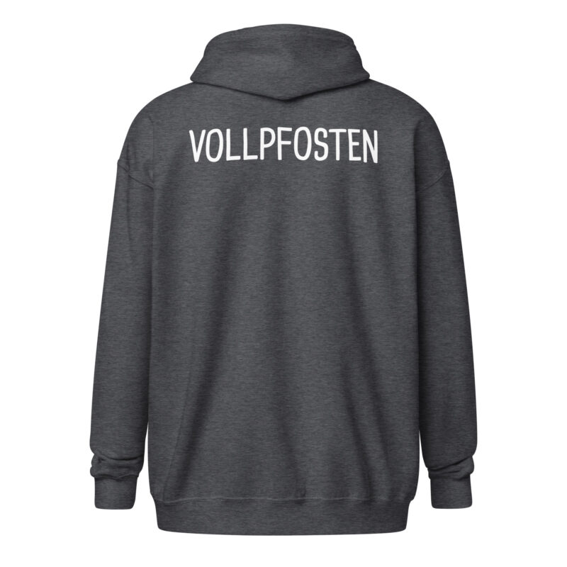 Vollfposten Unisex-Zip-Hoodie