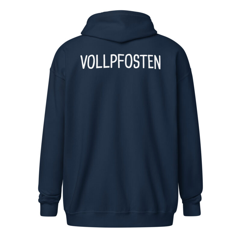 Vollfposten Unisex-Zip-Hoodie