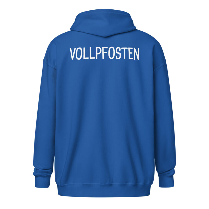 Vollfposten Unisex-Zip-Hoodie