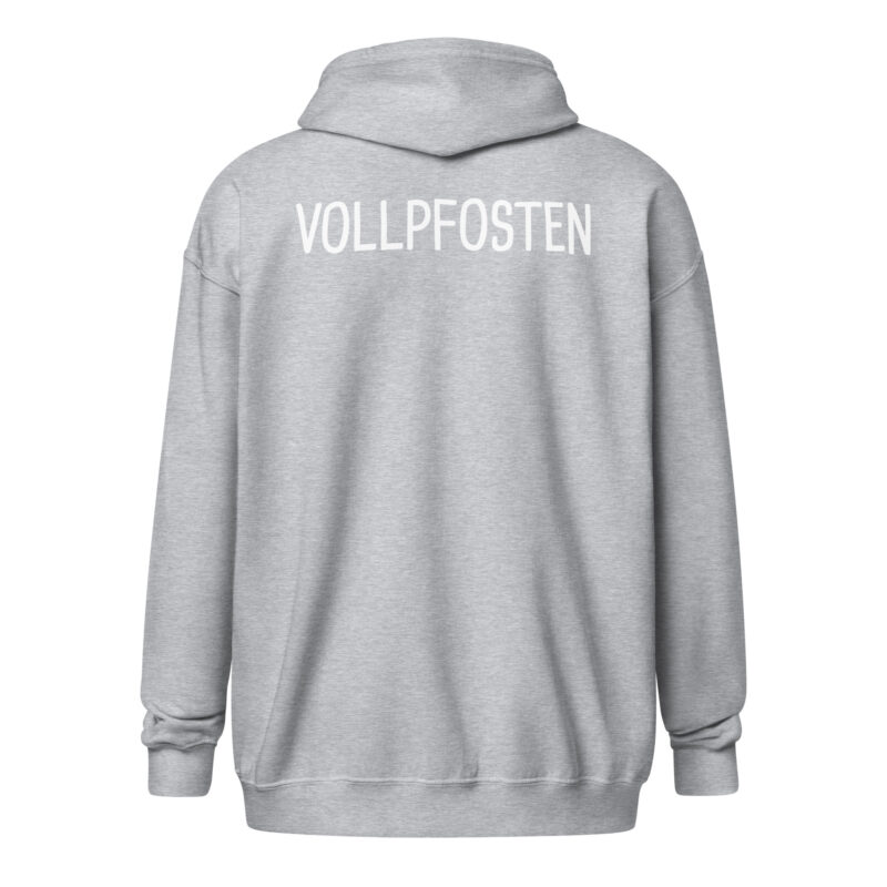 Vollfposten Unisex-Zip-Hoodie