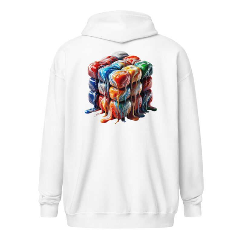 Flüssiger Zauberwürfel Unisex-Zip-Hoodie – Jacken – klamottn.de