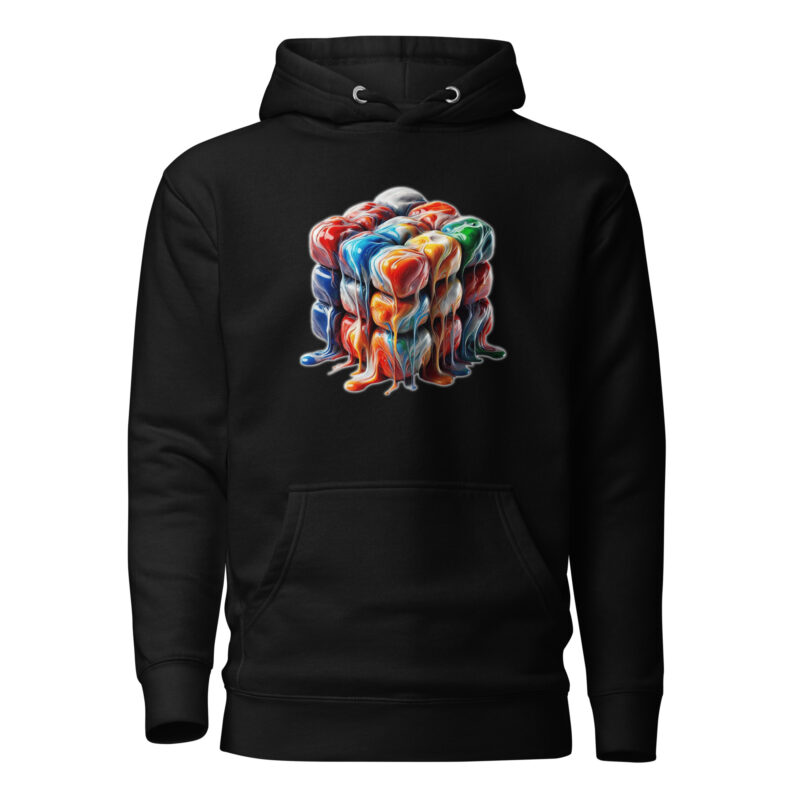 Flüssiger Zauberwürfel Unisex-Hoodie