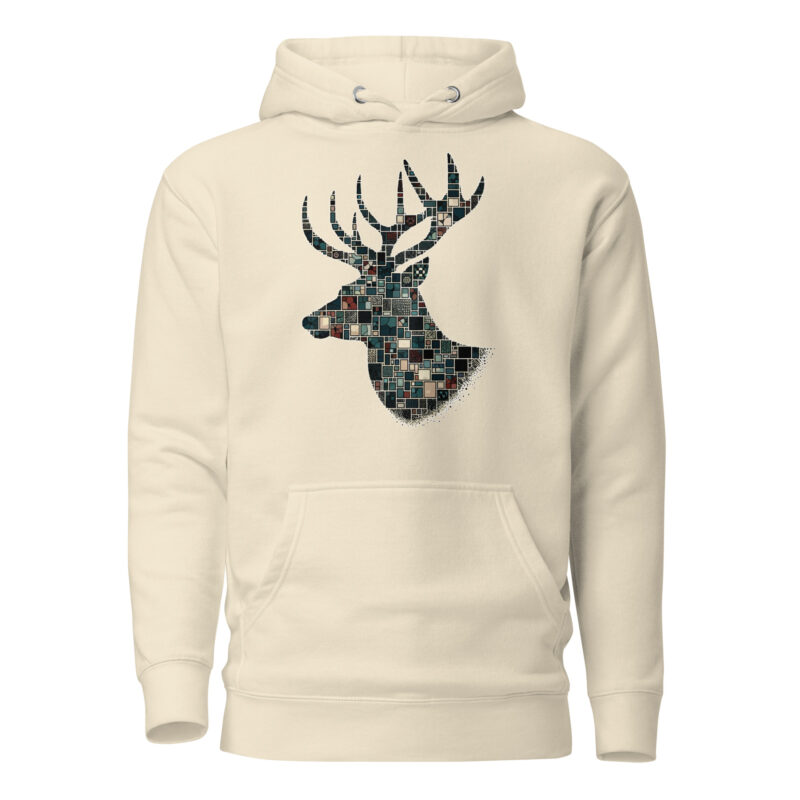 Mosaik-Hirsch Unisex-Hoodie