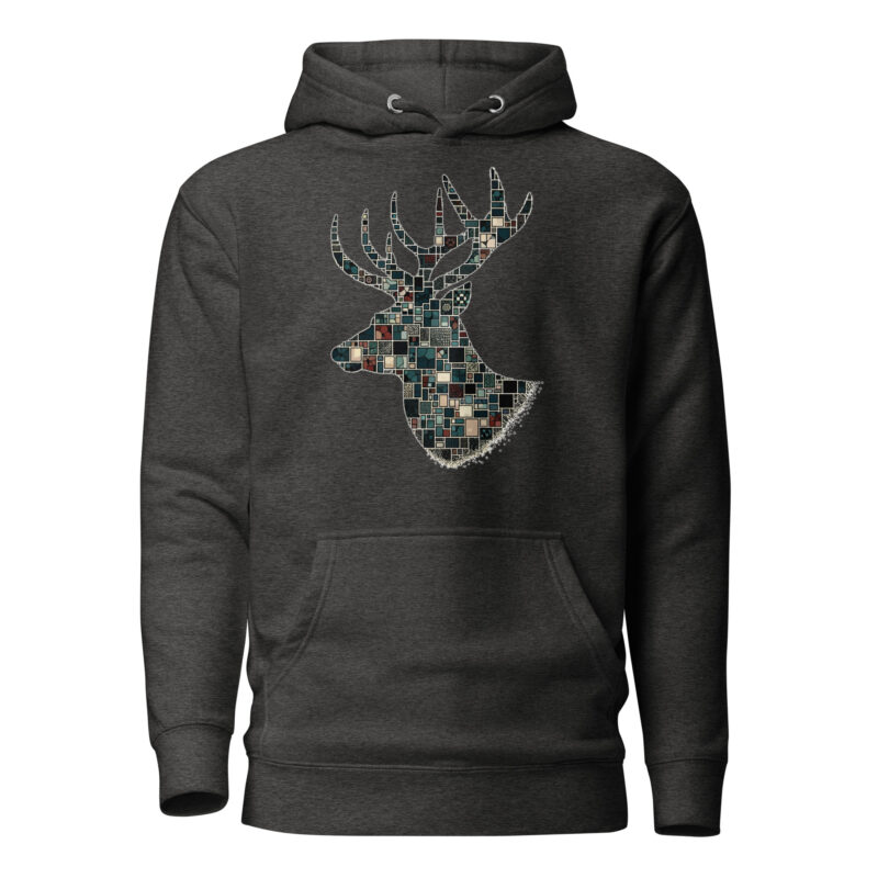 Mosaik-Hirsch Unisex-Hoodie