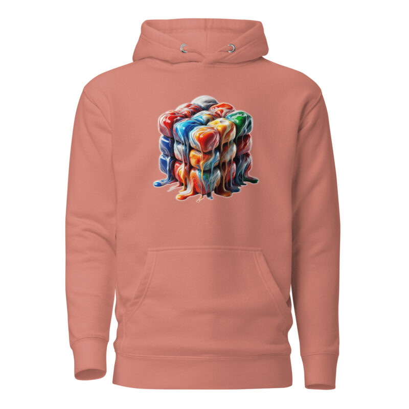 Flüssiger Zauberwürfel Unisex-Hoodie
