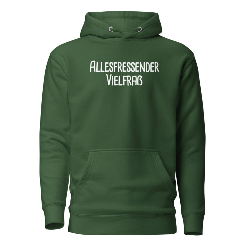 Allesfressender Vielfraß Unisex-Hoodie