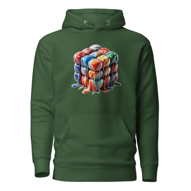 Flüssiger Zauberwürfel Unisex-Hoodie
