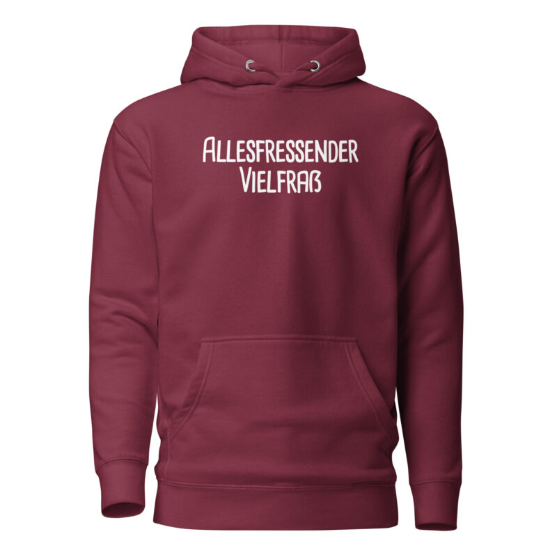 Allesfressender Vielfraß Unisex-Hoodie