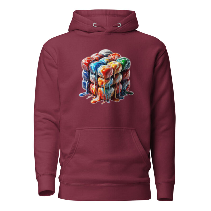 Flüssiger Zauberwürfel Unisex-Hoodie