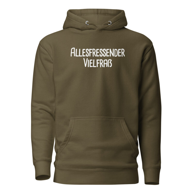 Allesfressender Vielfraß Unisex-Hoodie