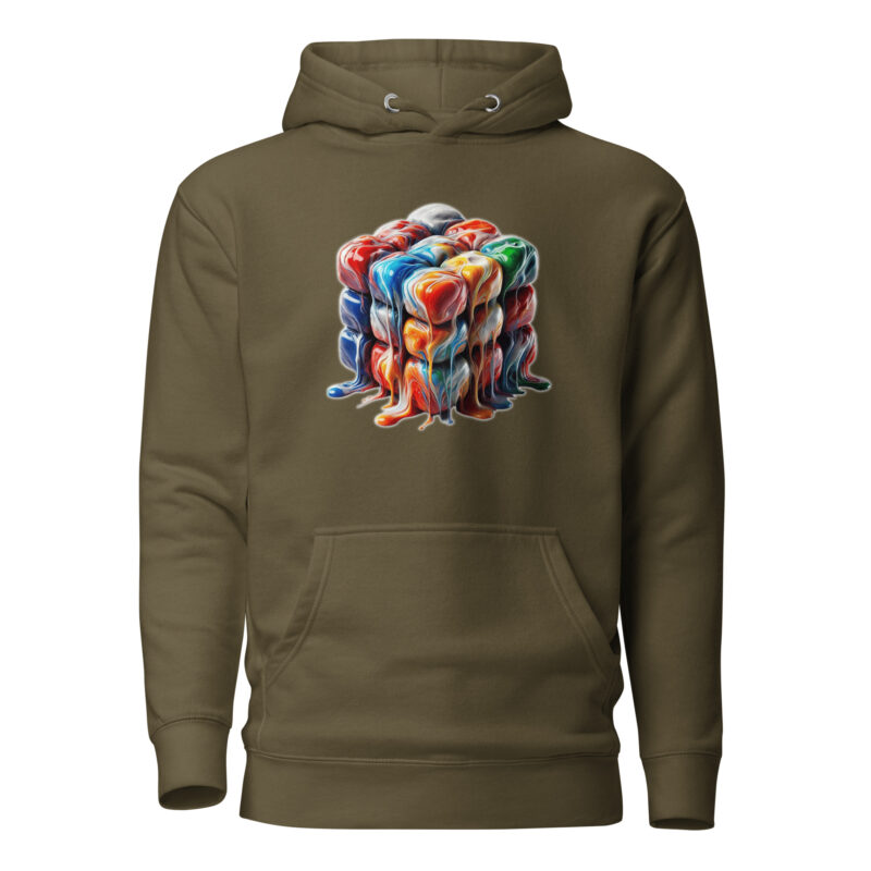 Flüssiger Zauberwürfel Unisex-Hoodie