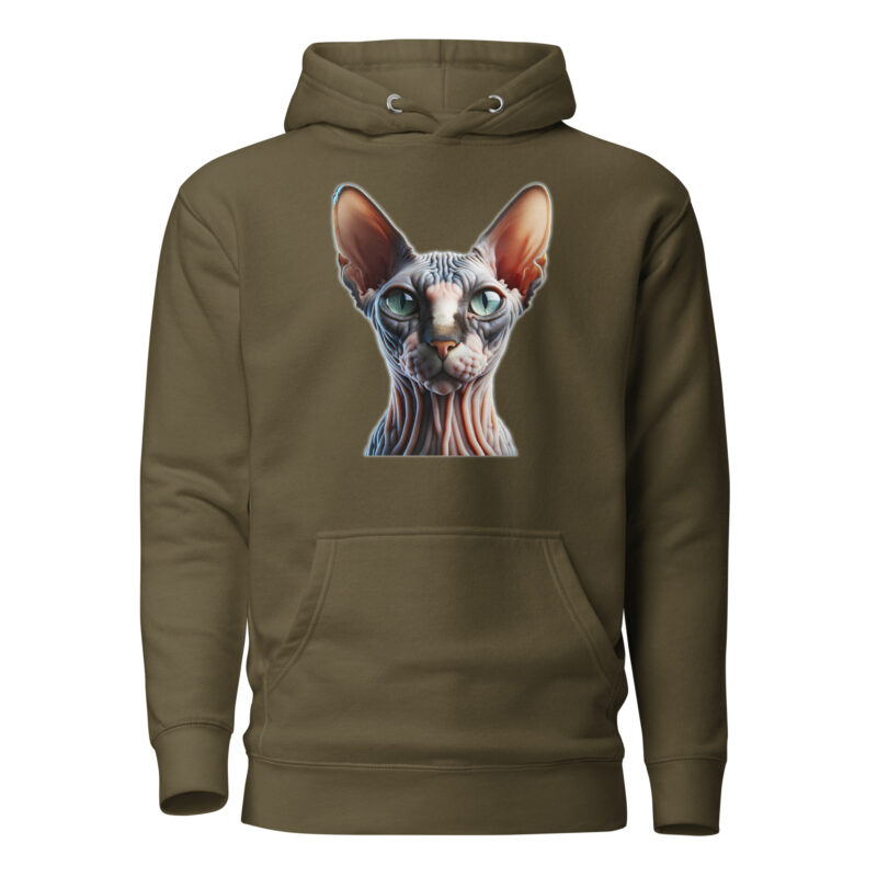 Mystische Sphynx-Katze Unisex-Hoodie