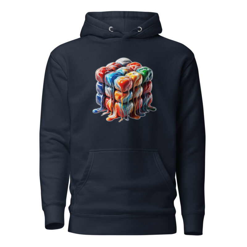 Flüssiger Zauberwürfel Unisex-Hoodie